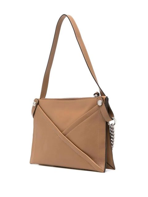 Mulberry M Zipped leather shoulder bag - Brown
