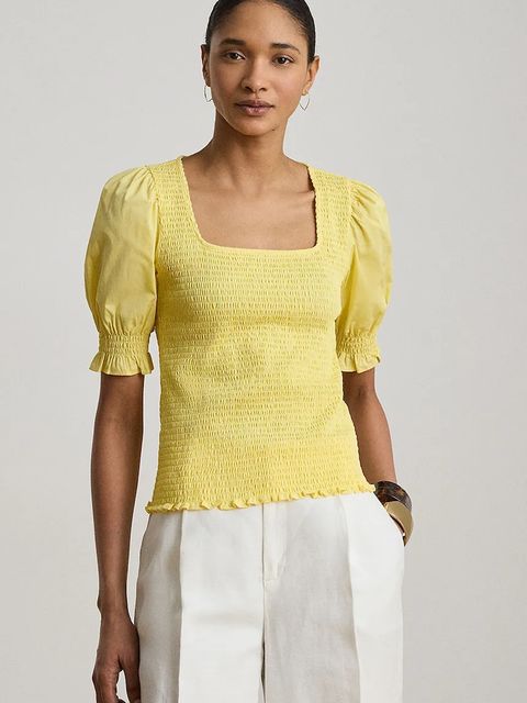 Lauren Ralph Lauren bluzka damska bawełniana - zdjęcie produktu nr 2