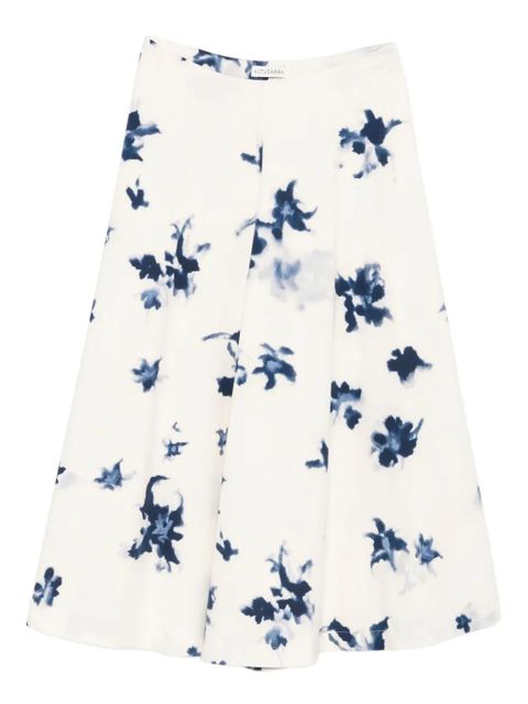Altuzarra floral-print midi skirt - White - zdjęcie produktu nr 1