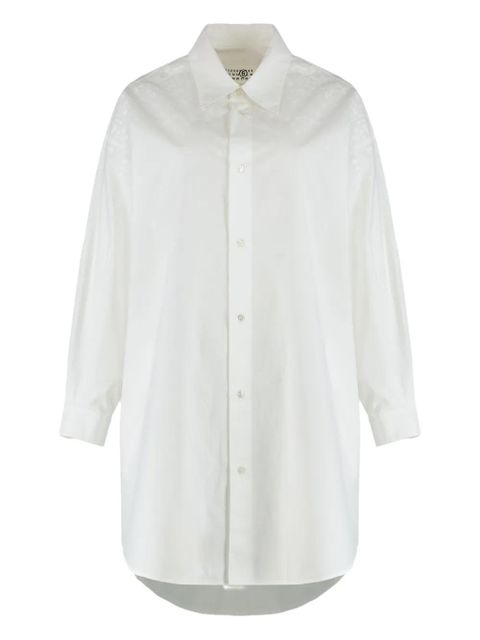 MM6 Maison Margiela cotton shirt - White - zdjęcie produktu nr 1