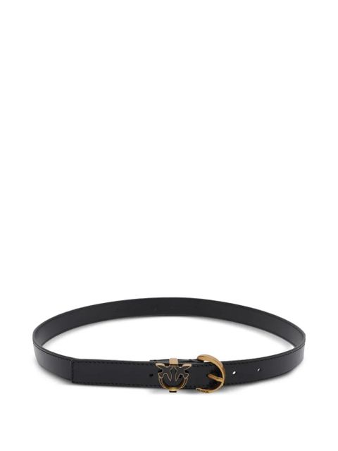 PINKO Love Birds leather belt - Black - zdjęcie produktu nr 1