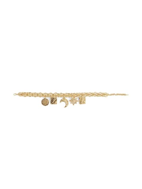 Rabanne Summer medals brass necklace - Gold