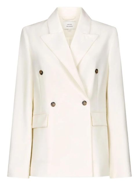LouLou de Saison Norma double-breasted peak-lapels blazer - Neutrals - zdjęcie produktu nr 1