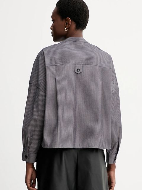 Sessun koszula bawełniana damska kolor szary relaxed 25110034