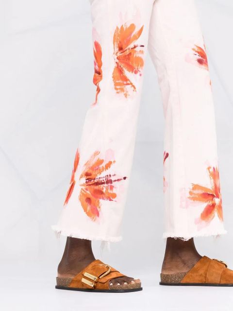 Alanui Desert Island flared jeans - Pink