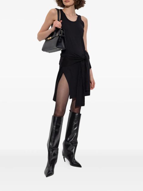 Coperni tie-front mini dress - Black - zdjęcie produktu nr 2