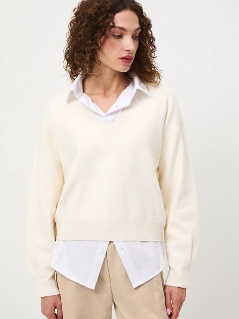 Medicine sweter damski kolor beżowy - zdjęcie produktu nr 1