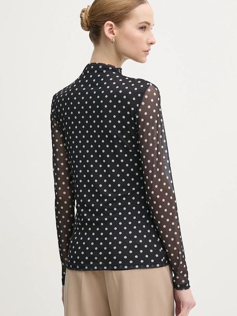 Marc Aurel bluzka damska kolor czarny wzorzysta 7653-7000-73818