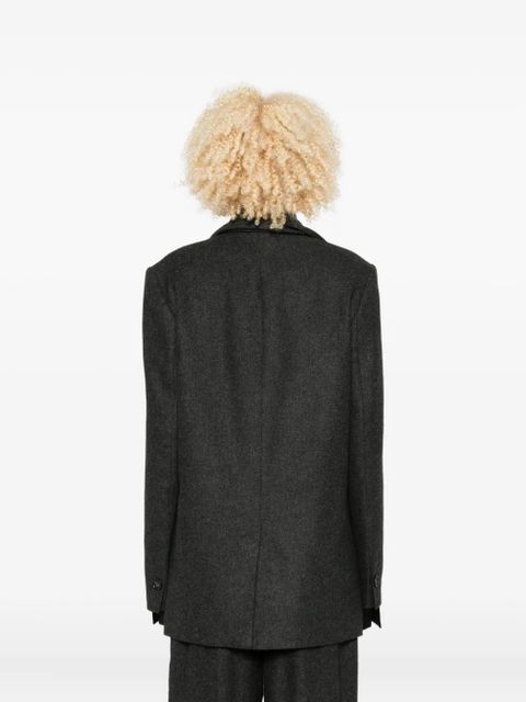 TOTEME single-button cape blazer - Grey - zdjęcie produktu nr 2