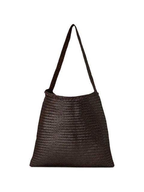DRAGON DIFFUSION Ars woven-design shoulder bag - Brown - zdjęcie produktu nr 1