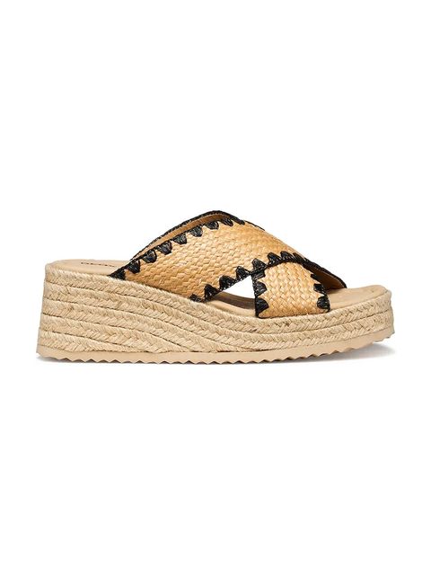 Geox espadryle na koturnie damskie D ALEMERIA - zdjęcie produktu nr 2