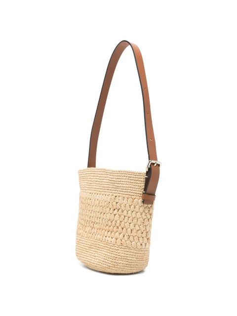Manebi woven-raffia shoulder bag - Neutrals - zdjęcie produktu nr 2