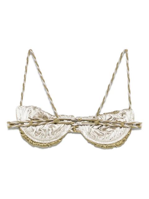 Isa Boulder Tiny Twist bikini top - Green - zdjęcie produktu nr 2