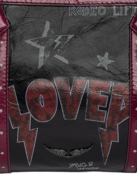 Zadig&Voltaire Sunny Moody Punk graphic-print cross body bag - Black