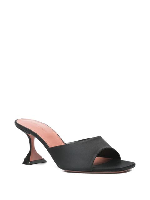 Amina Muaddi Lupita square-toe sandals - Black - zdjęcie produktu nr 2