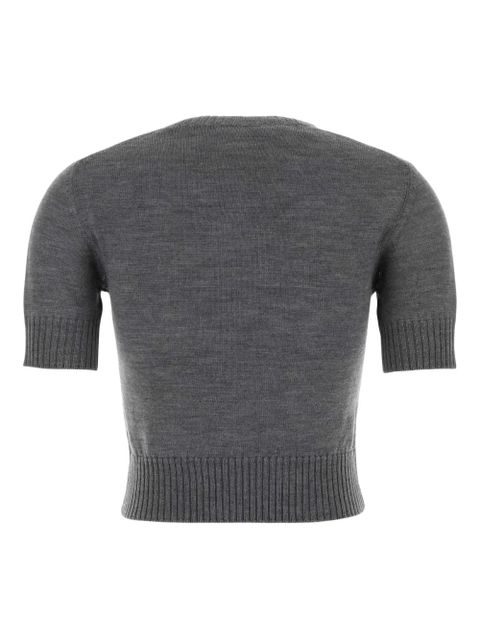 Jil Sander wool T-shirt - Grey - zdjęcie produktu nr 2