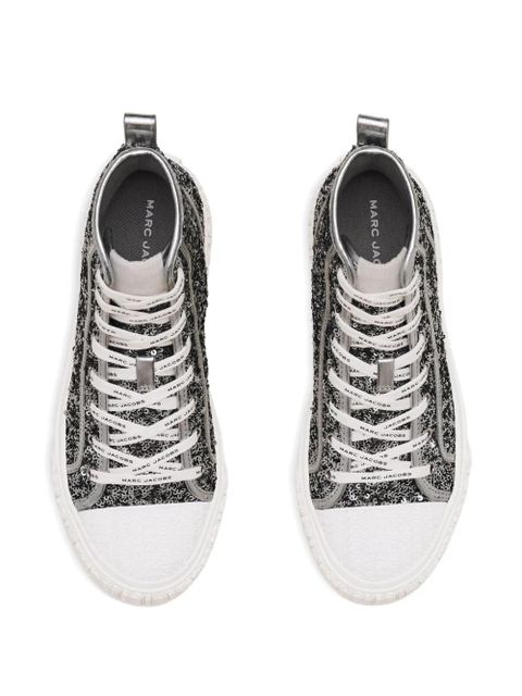 Marc Jacobs sequin high-top sneakers - Silver - zdjęcie produktu nr 2
