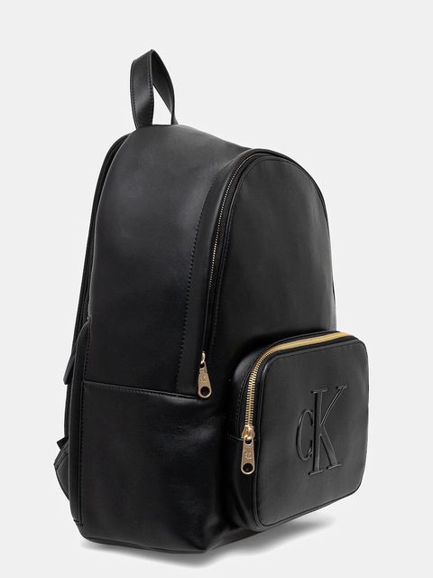 Calvin Klein plecak damski kolor czarny duży gładki LV04F3233G - zdjęcie produktu nr 2