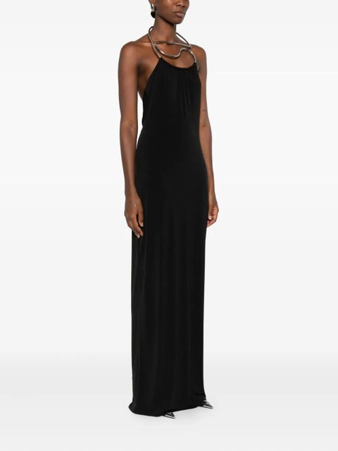 Coperni halter-neck maxi dress - Black