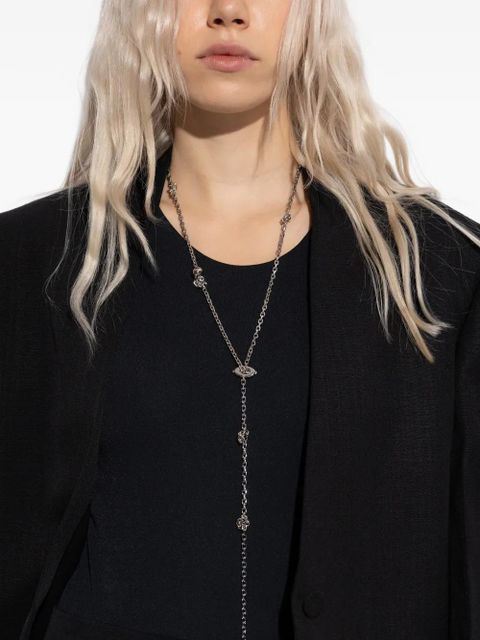 Jil Sander knot-details chain necklace - Silver - zdjęcie produktu nr 2