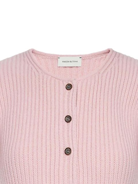 Magda Butrym lace-trim button cardigan - Pink - zdjęcie produktu nr 2