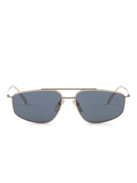 Prada Eyewear metal-frame geometric sunglasses - Gold - zdjęcie produktu nr 1
