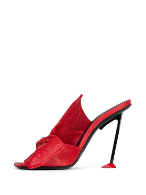 Givenchy Boudoir bow-detail sandals - Red