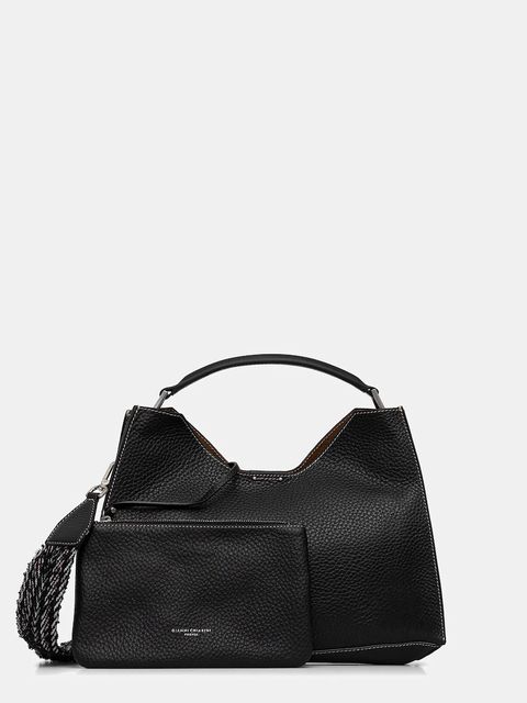 Gianni Chiarini torebka skórzana kolor czarny BS.10566.RNGDBL