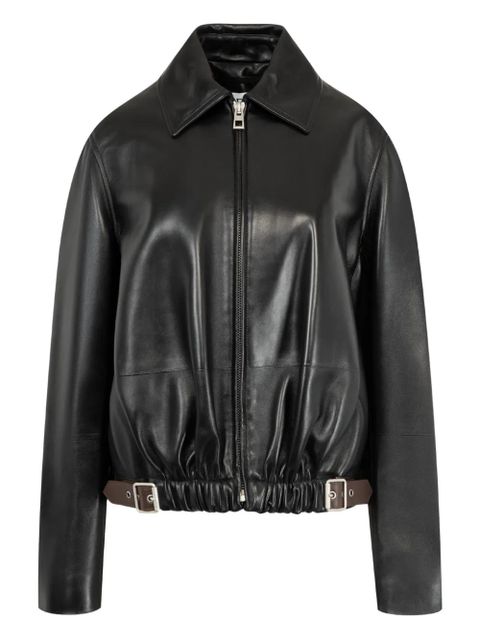 LOEWE belted leather jacket - Black - zdjęcie produktu nr 1