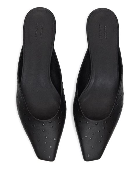 LouLou de Saison Alix square-toe mules - Black - zdjęcie produktu nr 2
