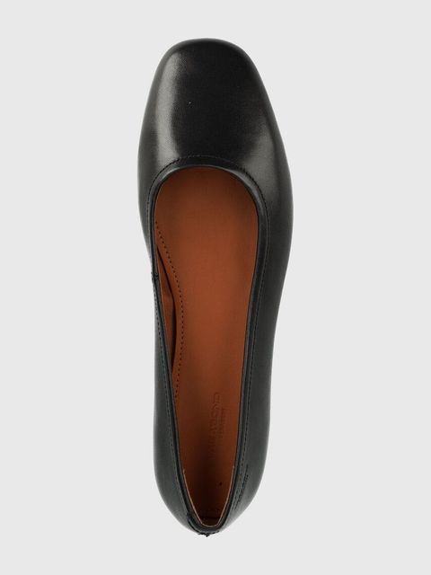 Vagabond Shoemakers baleriny skórzane JOLIN kolor czarny 5508.001.20