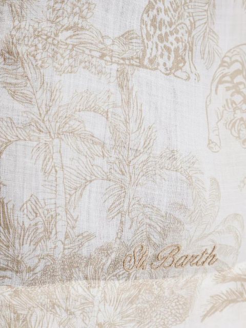 MC2 Saint Barth elasticated-waist printed shorts - White