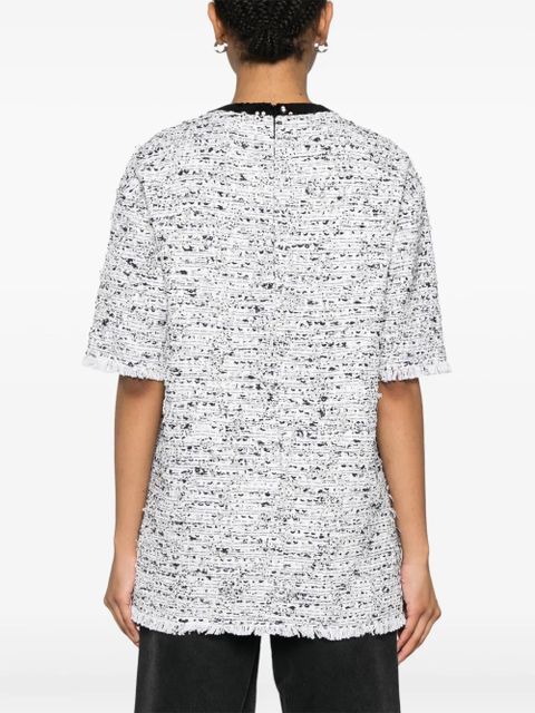 Balmain tweed top - White