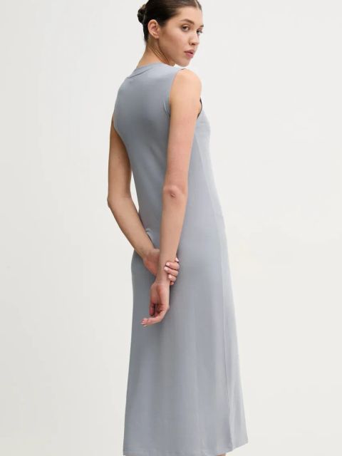 Marc O'Polo sukienka kolor niebieski midi dopasowana 503308759031