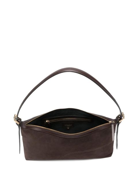 ATP Atelier Castellare zip suede tote bag - Brown