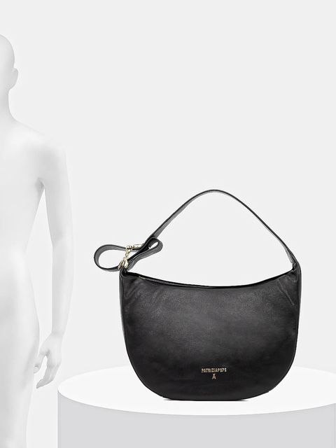 Patrizia Pepe torebka skórzana kolor czarny 8B0278 L164 - zdjęcie produktu nr 2