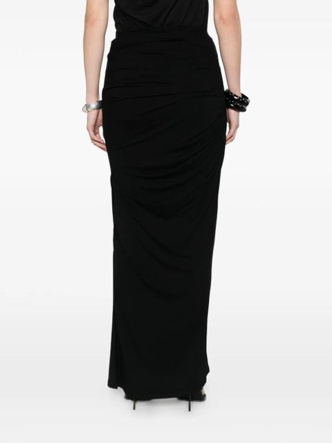 ENTIRE STUDIOS ruched skirt - Black