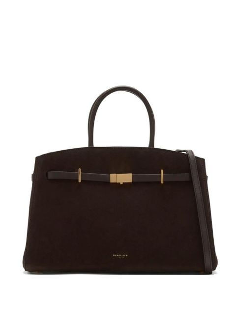 DeMellier The Midi Hudson buckle-strap tote bag - Brown - zdjęcie produktu nr 1