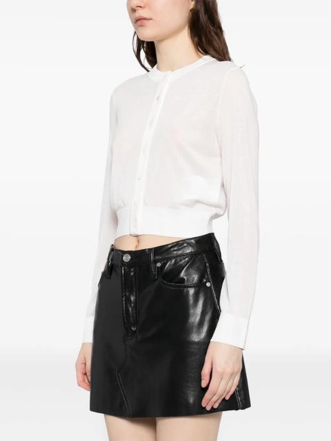 Alexander Wang crystal-embellished cropped top - White - zdjęcie produktu nr 2