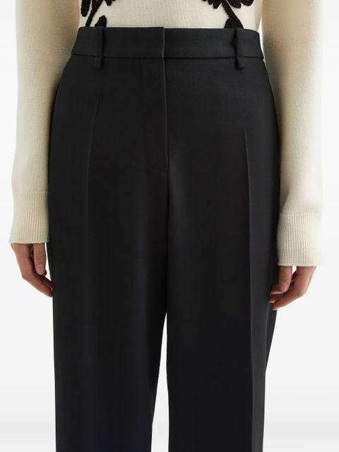 Jil Sander wool trousers - Black