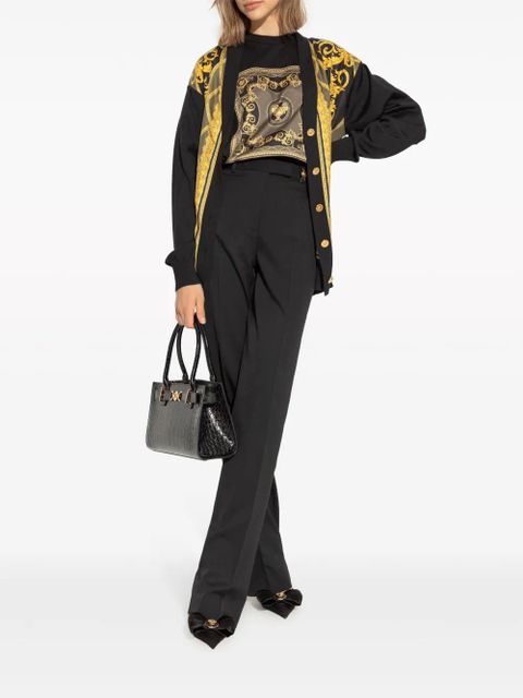 Versace Barocco-print cotton T-shirt - Black - zdjęcie produktu nr 2