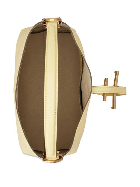 Tod's mini T Timeless 'T' pendant bucket bag - Yellow