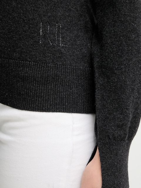 Pepe Jeans sweter z domieszką kaszmiru damski kolor czarny lekki z golfem PL7000036