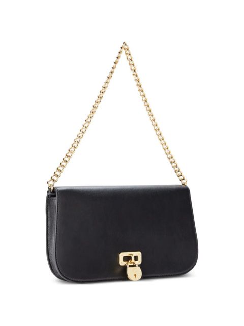 Lauren Ralph Lauren small Tanner padlock-detail shoulder bag - Black