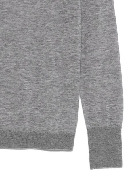 Alysi crew-neck long-sleeve sweatshirt - Grey