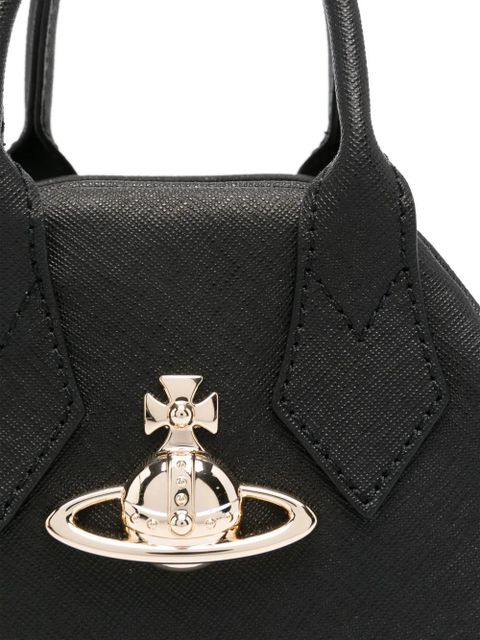 Vivienne Westwood Orb-plaque leather tote bag - Black - zdjęcie produktu nr 2