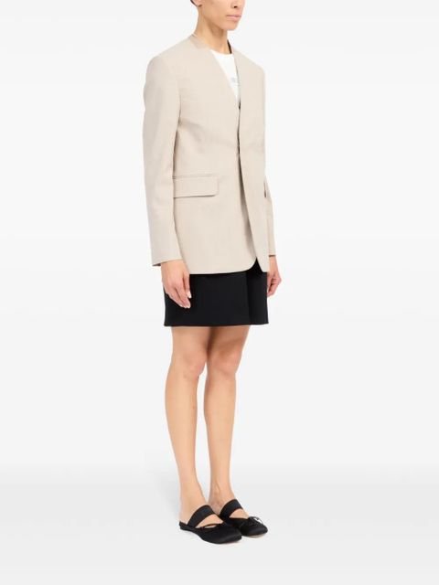 MM6 Maison Margiela single-breasted blazer - Neutrals - zdjęcie produktu nr 2