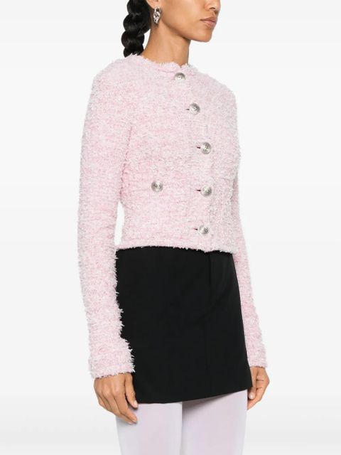 Balenciaga cropped jacket - Pink