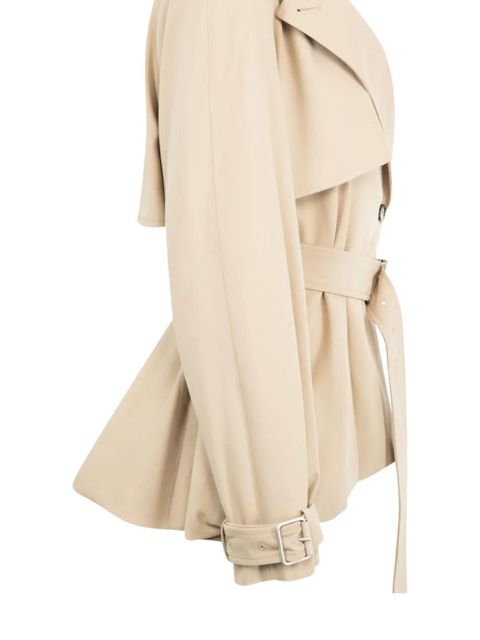 LOEWE peplum belted jacket - Neutrals - zdjęcie produktu nr 2