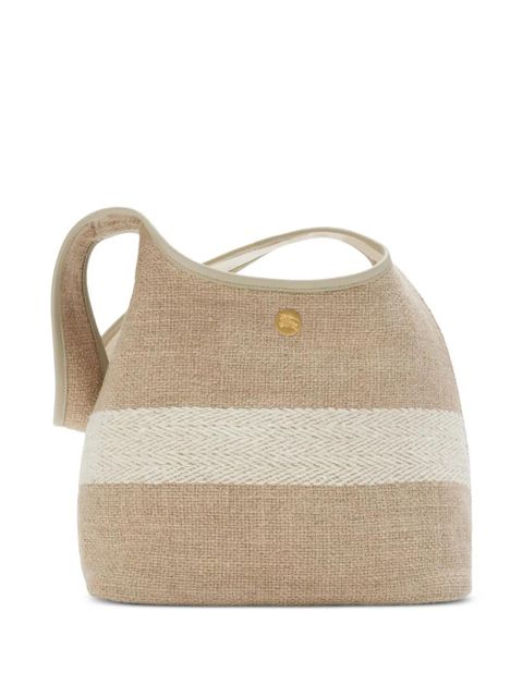 Burberry small logo-embellished canvas shoulder bag - Neutrals - zdjęcie produktu nr 1